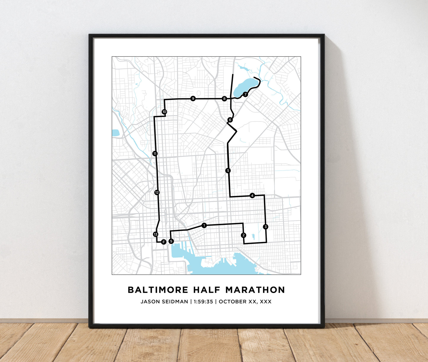 Baltimore Half Marathoner Print