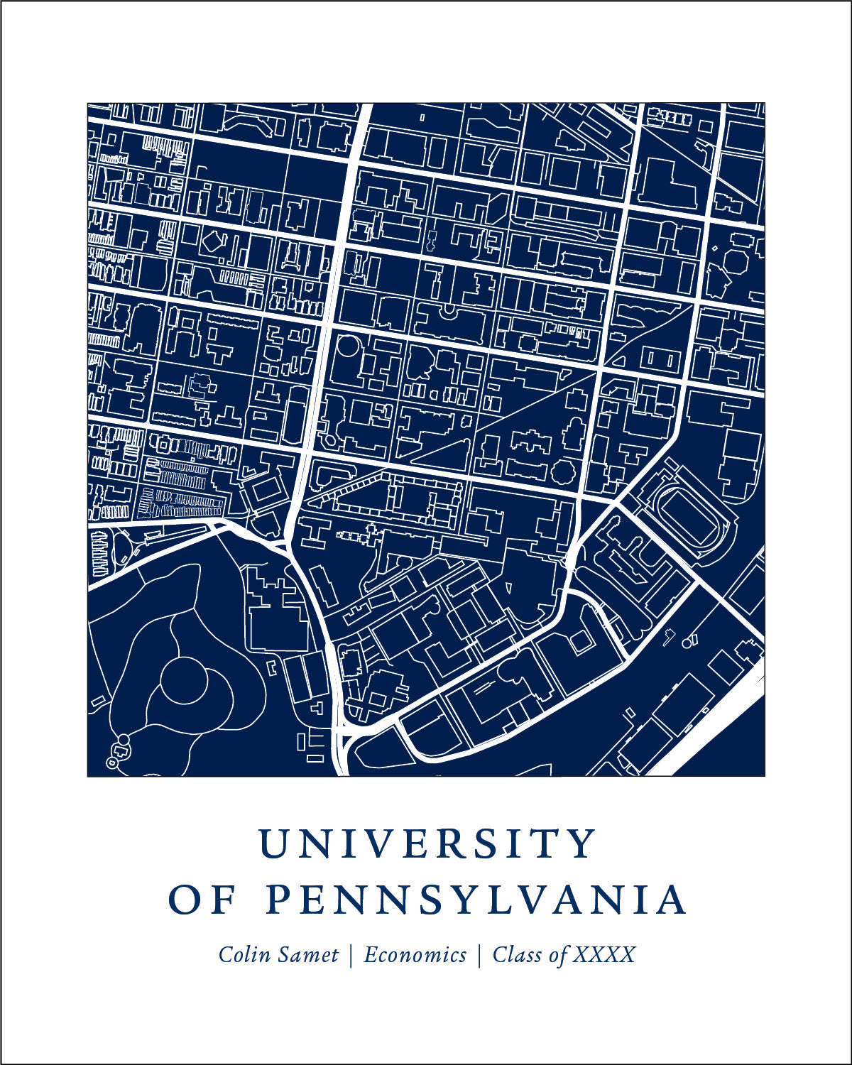 University of Pennsylvania Campus Print