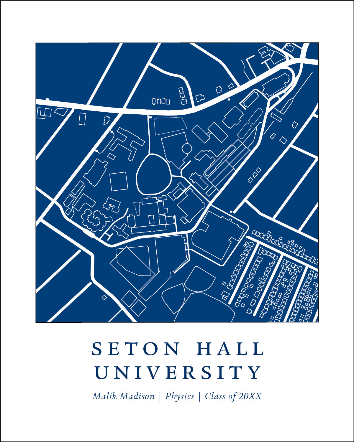 Seton Hall University Campus Map