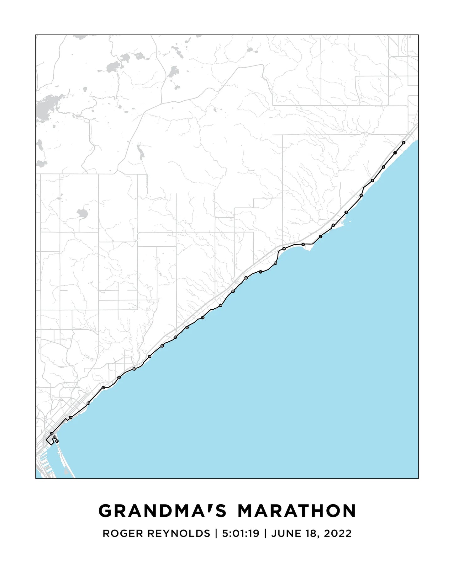Flying Pig 26.2 Course Map