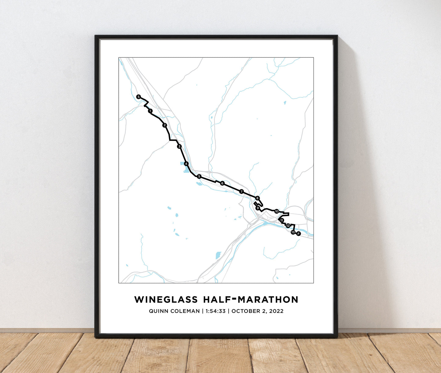 Wineglass 13.1 Half Marathoner Print