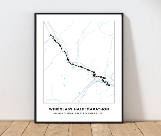 Wineglass 13.1 Half Marathoner Print