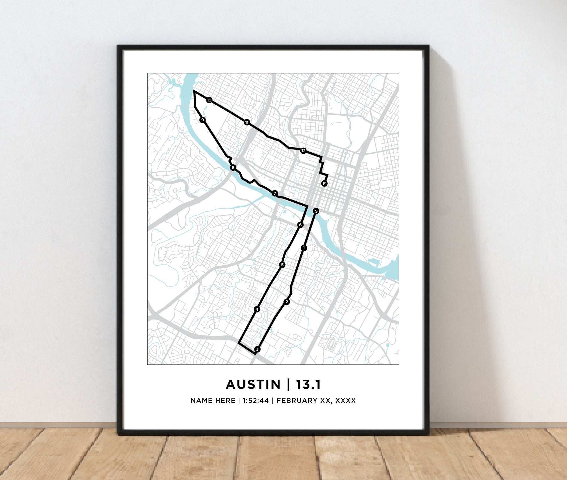 Austin 13.1 Half Marathoner Print – The Thrill of the Race