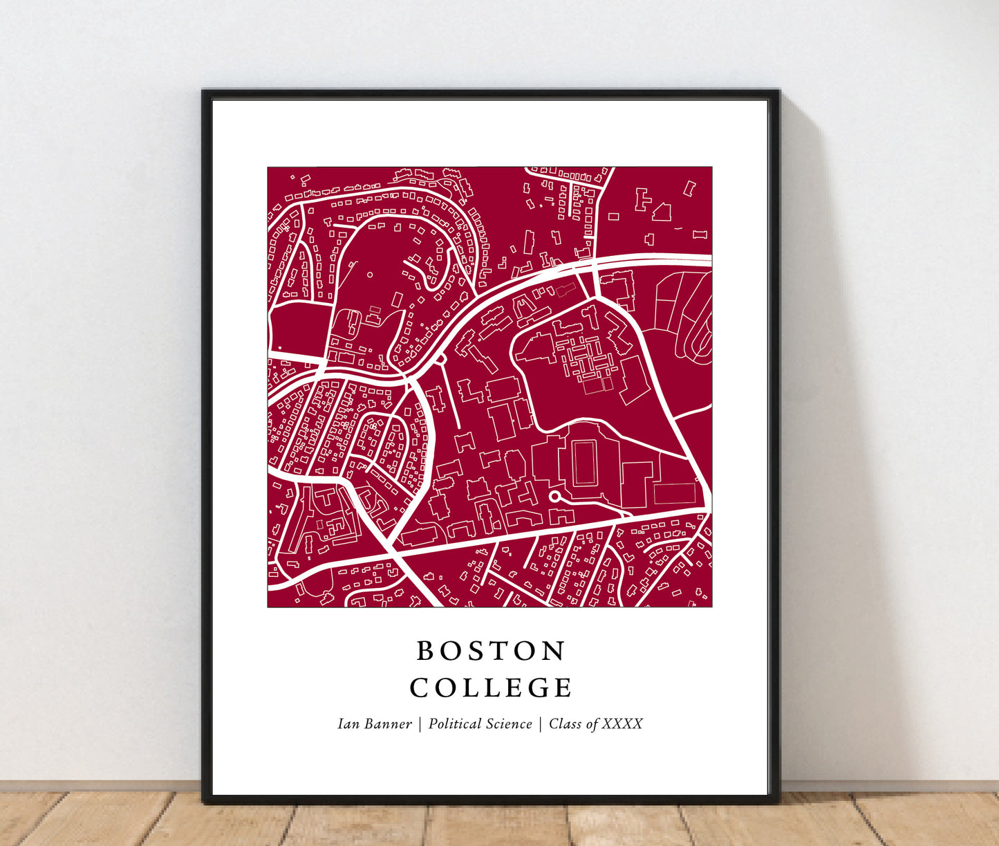Boston College Campus Print