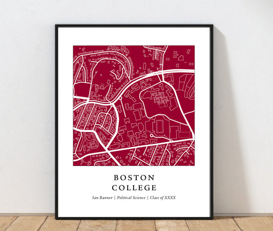 Boston College Campus Print
