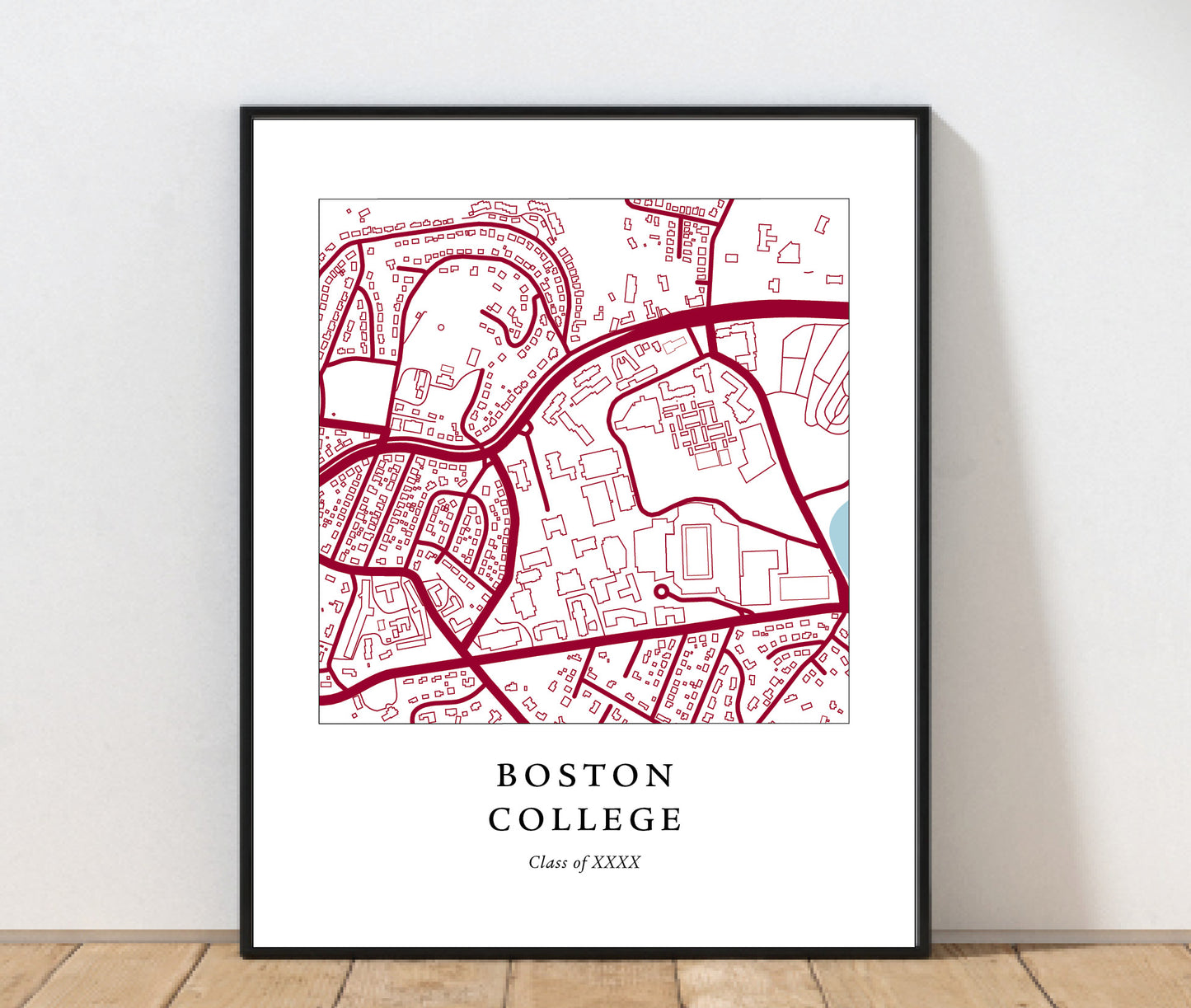 Boston College Campus Print