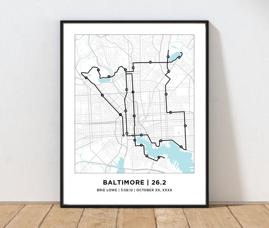 Baltimore 26.2 Marathoner Print