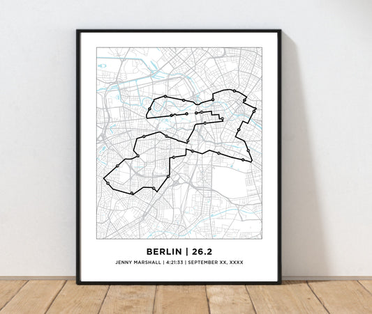 Berlin 26.2 Marathon Print