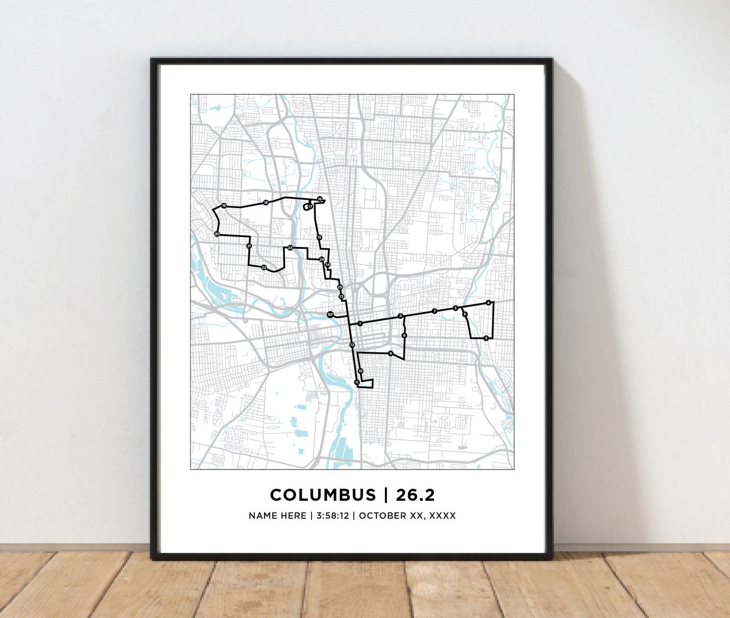 Columbus 26.2 Marathoner Print