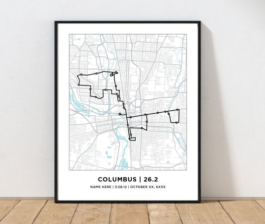 Columbus 26.2 Marathoner Print
