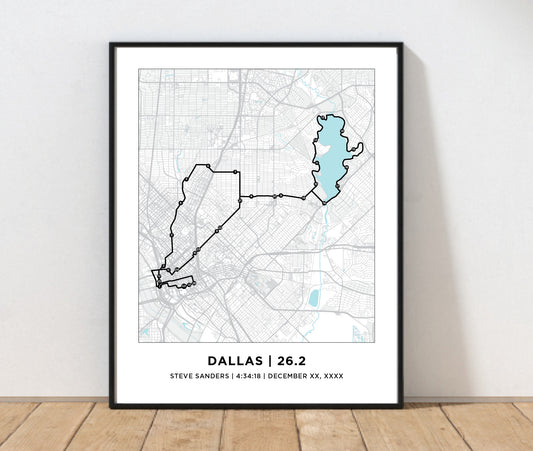 Dallas 26.2 Marathoner Print