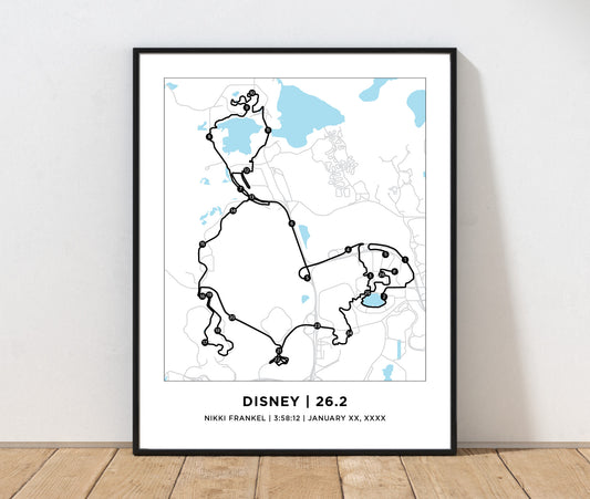 Disney 26.6 Marathoner Print