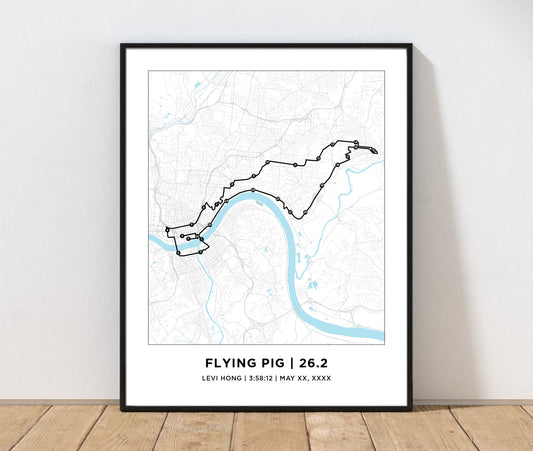 Flying Pig 26.2 Course Map