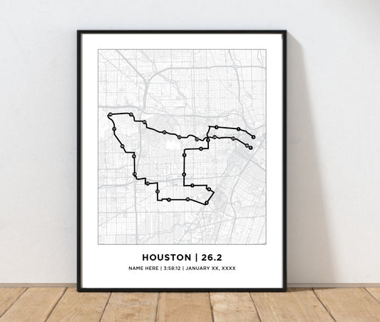 Houston 26.2 Marathoner Print