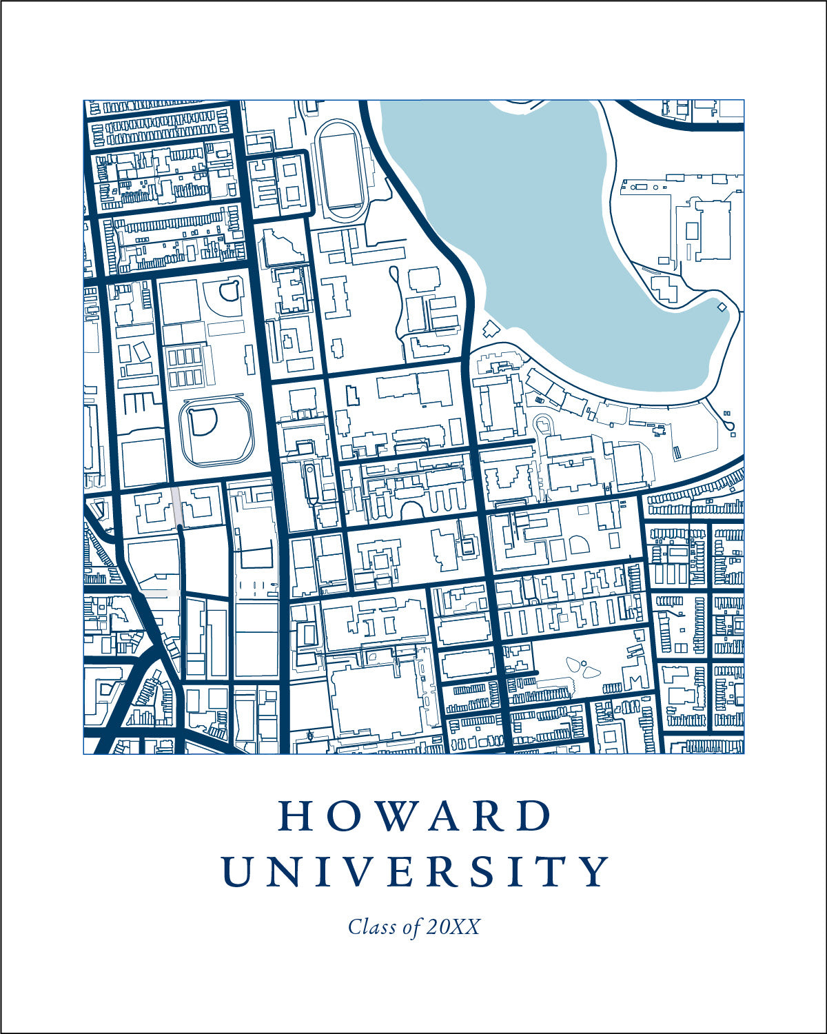 Howard University Campus Print