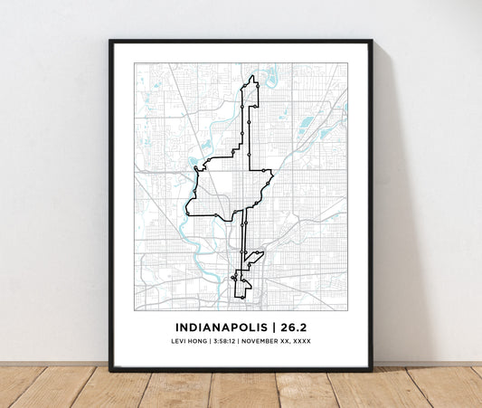 Indianapolis 26.2 Marathoner Print