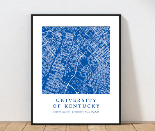 University of Kentucky Campus Print
