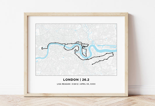London 26.2 Marathoner Course Map
