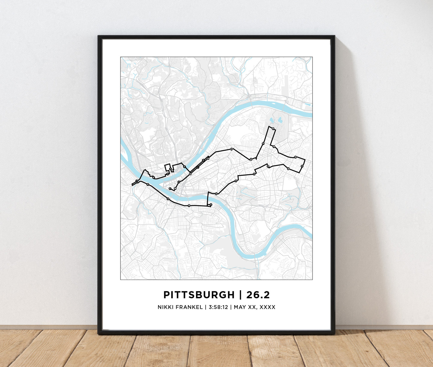 Pittsburgh 26.2 Marathoner Print