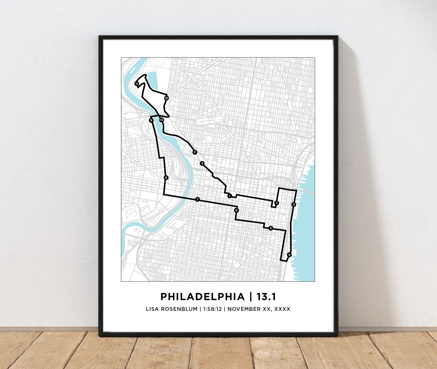 Philadelphia 13.1 Half Marathoner Print
