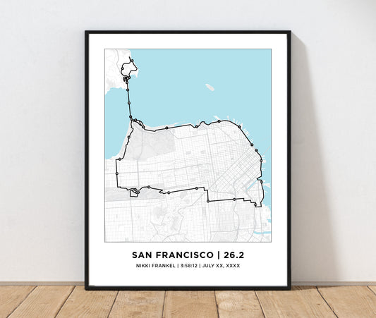 San Francisco 26.2 Marathoner Print