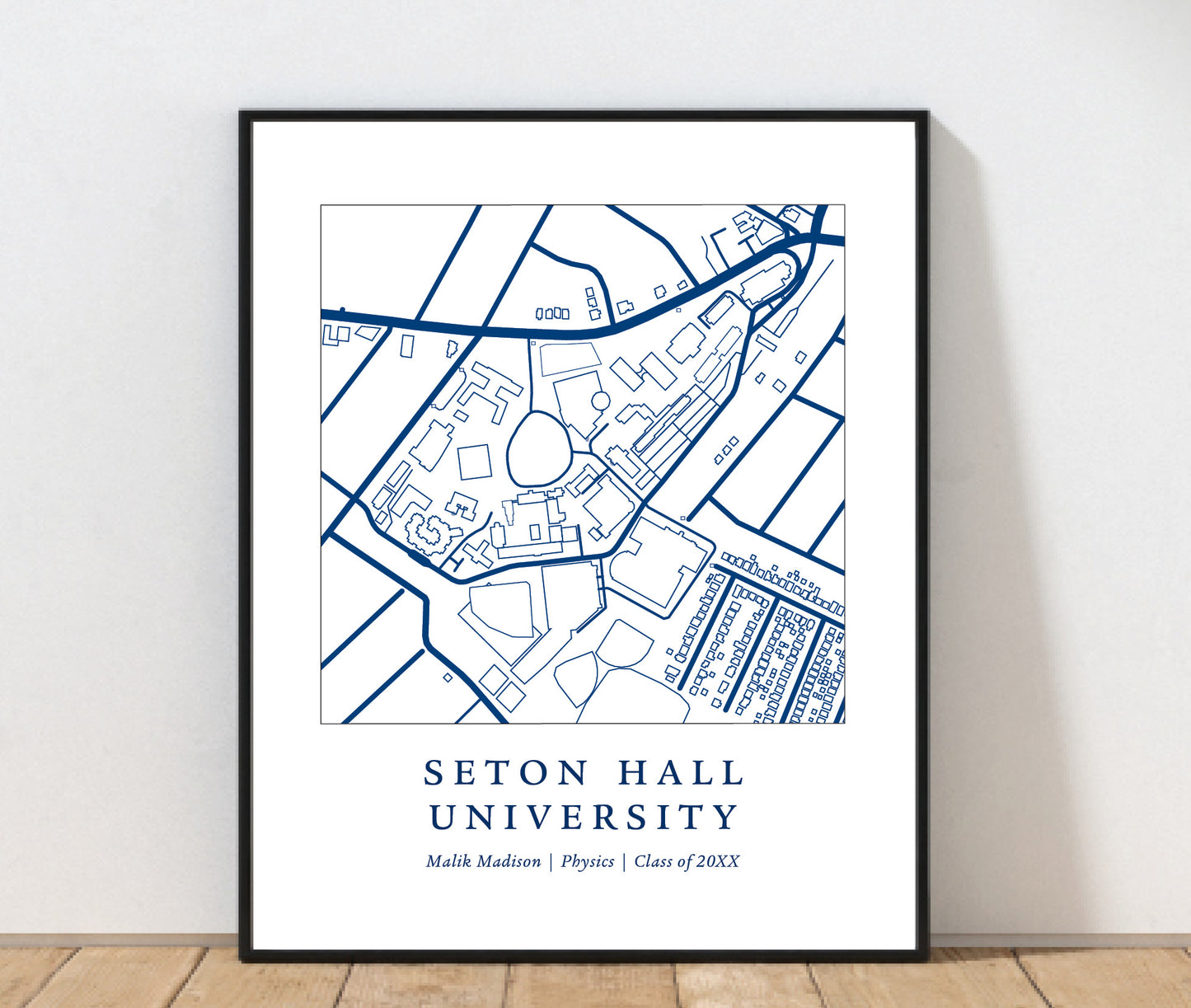 Seton Hall University Campus Map