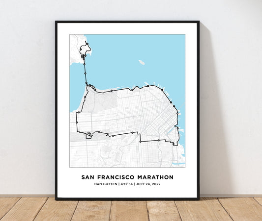 San Francisco 26.2 Marathoner Course Map