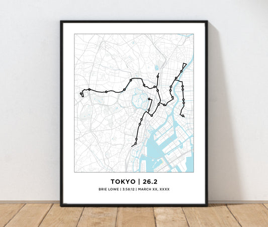 Tokyo 26.2 Marathoner Course Map